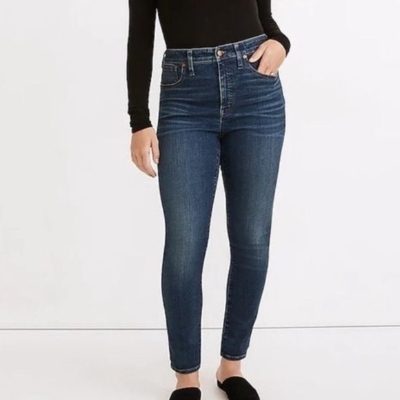 NWOT Madewell Curvy High Rise Skinny Jeans Lanette Wash 25 - Picture 1 of 13